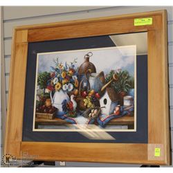 FRAMED PRINT PICTURE  21"X25"