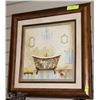 Image 1 : FRAMED BATHTUB PICTURE