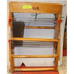 VINTAGE NILUS LECLERC 4 HARNESS TABLETOP LOOM