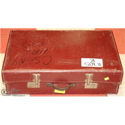 VINTAGE MADE IN ENGLAND SUITCASE