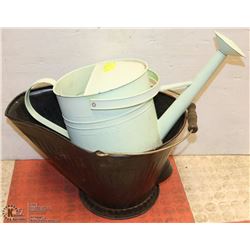 VINTAGE COAL & WATER BUCKET