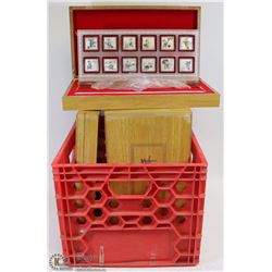 LOT OF 7 MINI SHOW CASES