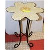 Image 1 : MOSAIC STONE FLOWER PATIO TABLE