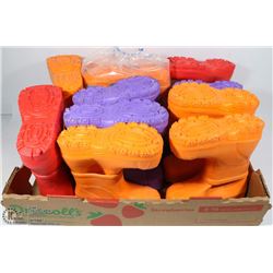 FLAT OF KIDS SUMMER BOOTS