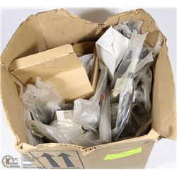 BOX FULL OF NEW MOTORCYCLE PARTS -