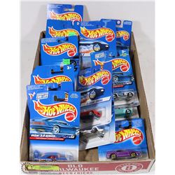FLAT OF 20 ASSORTED VINTAGE UNOPENED HOT WHEELS