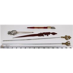 LOT OF VINTAGE ENVELOPE OPENERS