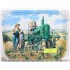 Image 1 : VINTAGE LUNCH TIME METAL JOHN DEERE SERVING TRAY