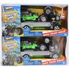 Image 1 : SET OF TWO NEW HOT WHEELS MONSTER JAM TRAVEL