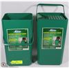 Image 1 : PAIR OF NATURA KITCHEN COMPOST CADDY'S NEW