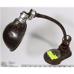 ANTIQUE 1930S ALWYN CAST IRON DESK LAMP