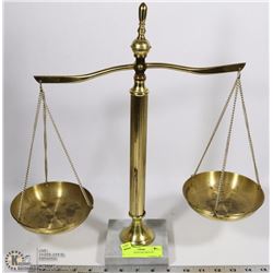 VINTAGE BRASS DECORATIVE SCALE