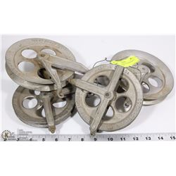 4 RIGHT WRIGHT ALUMINUM CO. LTD. PULLEYS