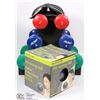 Image 1 : BOX OF EXERCISING ITES INCL DUMBBELLS, TONING BALL