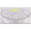 Image 1 : VINTAGE ESTATE PINWHEEL CRYSTAL PEDESTAL BOWL