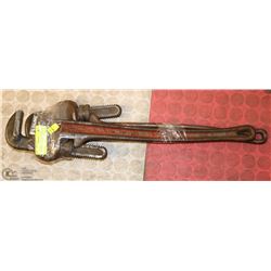 A PAIR OF 24” PIPE WRENCHES