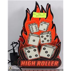 HIGH ROLLER FLASHING MAN CAVE WALL DISPLAY