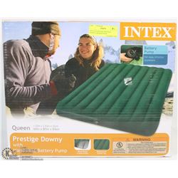 INTEX QUEEN SIZE PRESTIGE DOWNY AIR MATTRESS