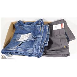 FLAT WITH NEW JEANS 2 PAIRS 34/30