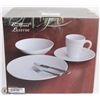 Image 1 : NEW BRILLIANT LUZERNE 16 PIECES DINNERWARE SET