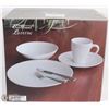 Image 1 : NEW BRILLIANT LUZERNE 16 PIECES DINNERWARE SET