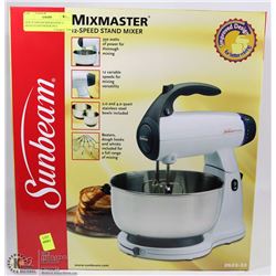NEW SUNBEAM MIXMASTER 12 SPEED STAND MIXER INCL
