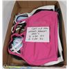 Image 1 : FLAT OF NEW SPANDEX BRAS , 3 SIZES 34 AND 6 SIZES