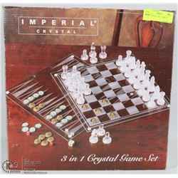 NEW CRYSTAL 3 IN 1 GAME SET
