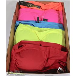 FLAT OF 5 NEW KATHY SPANDEX BRAS , ONE SIZE FITS