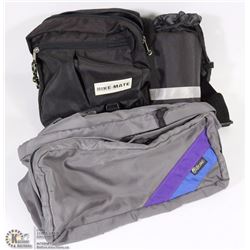 LOT OF 2 BIKE BAGS