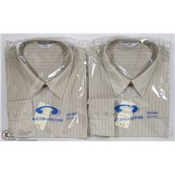 2 NEW 4XL BIX COLLECTION DRESS SHIRTS