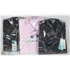 Image 1 : 3 NEW SIZE MEDIUM BIZ COLLECTION DRESS SHIRTS