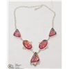Image 1 : 31- TRIPLE OPAL GEMSTONE NECKLACE