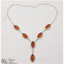 9-BALTIC AMBER GEMSTONE NECKLACE