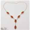 Image 1 : 9-BALTIC AMBER GEMSTONE NECKLACE