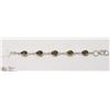 Image 1 : #31- SMOKEY TOPAZ GEMSTONE BRACELET