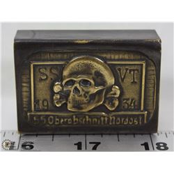 GERMAN SS TOTENKOPF MATCHBOOK HOLDER
