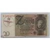 Image 1 : GERMAN 20 MARKS STAMPED WAFFEN SS