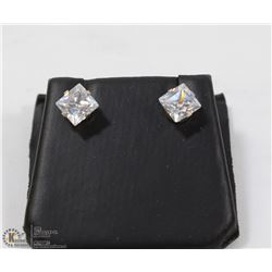 STERLING .925 SILVER CZ EARRINGS