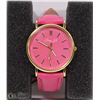 Image 1 : JING YI WOMENS WATCH WITH RED STRAP
