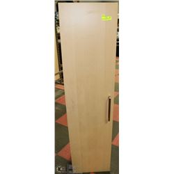 MAPLE COLOR PANTRY/LINEN SHELF WITH GLASS SHELVES