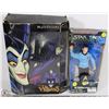 Image 1 : FLAT WITH STAR TREK AND MALEFICENT DOLLS IN BOX