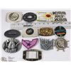 Image 1 : FLAT OF 13 BELT BUCKLES