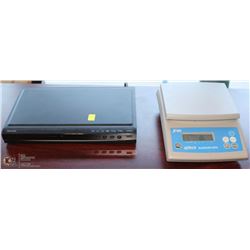 CURTIS DVD PLAYER W/ QTECH SCALE