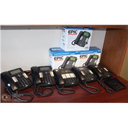 LOT OF 6 OFFICE PHONES