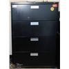 Image 1 : 4 DRAWER FILING CABINET BLACK