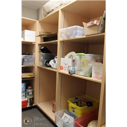 12 SHELVES OF ASST OFFICE, PARTY, AND OTHER