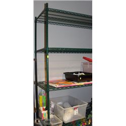 5 TIER METAL RACKING 86"H