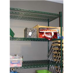 5 TIER METAL RACKING 86"H