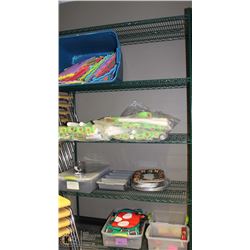 5 TIER METAL RACKING 86"H